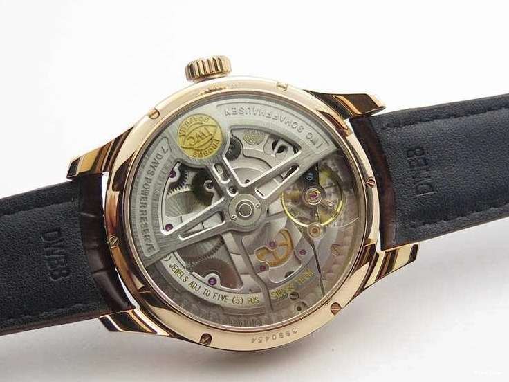 MIROTIME 0318 Portuguese Real PR Real Annual Calendar RG IW503504 YLF 1:1 Best Edition White Dial On Leather Strap A TimelessDesign 7242